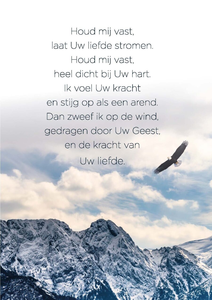 Poster A4 Houd mij vast - Opwekking 488 - 552641P - Posters bij MajesticAlly