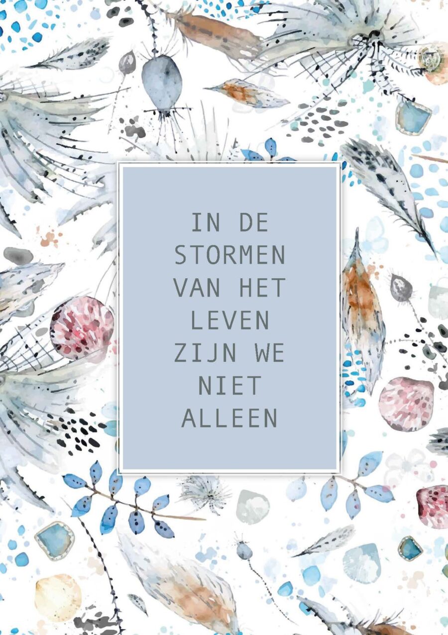 Poster A4 In de stormen van mijn leven - Opwekking 729 - 552656P - Posters bij MajesticAlly
