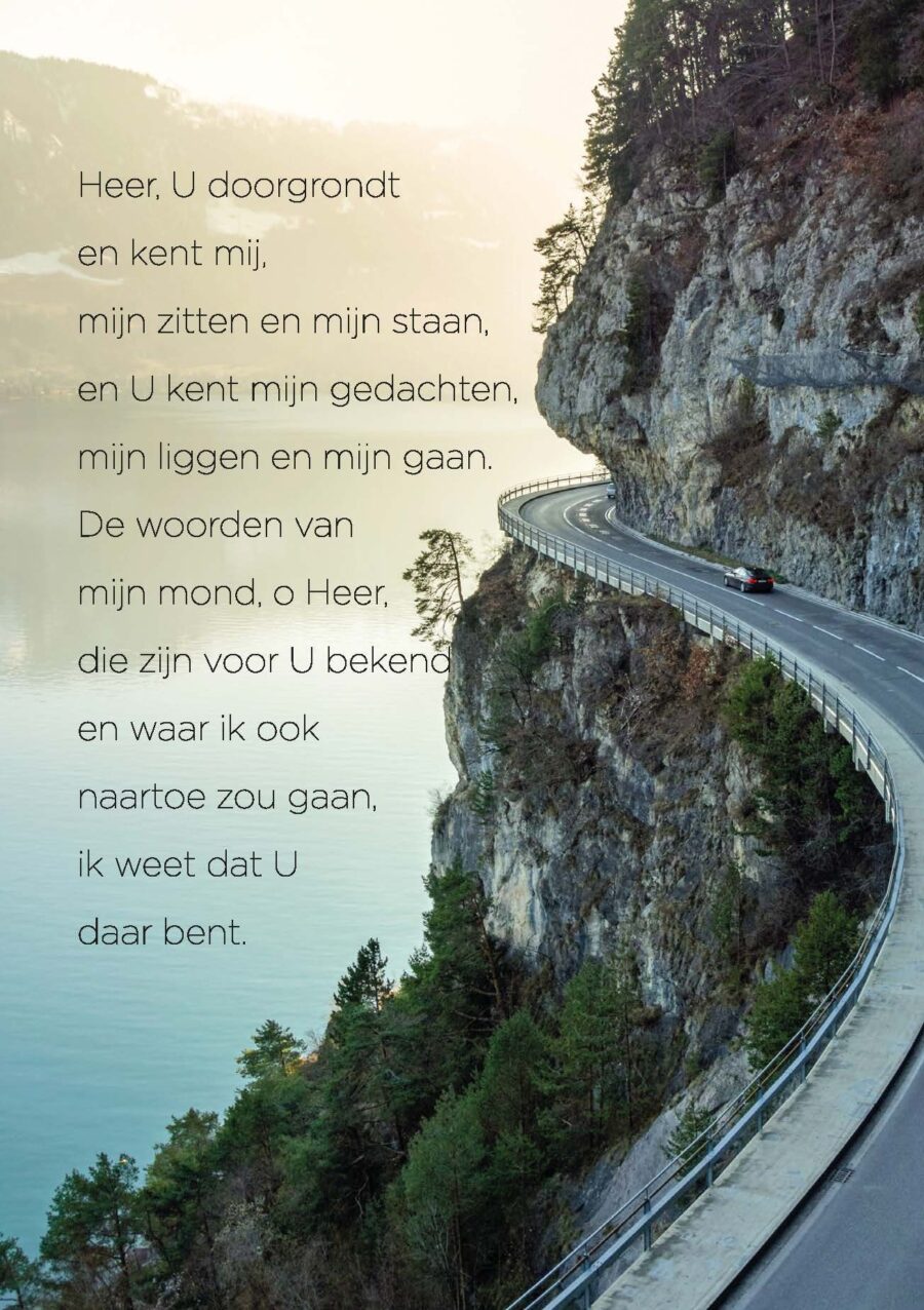 Poster A4 Heer U doorgrondt en kent mij - Opwekking 518 - 552665P - Posters bij MajesticAlly