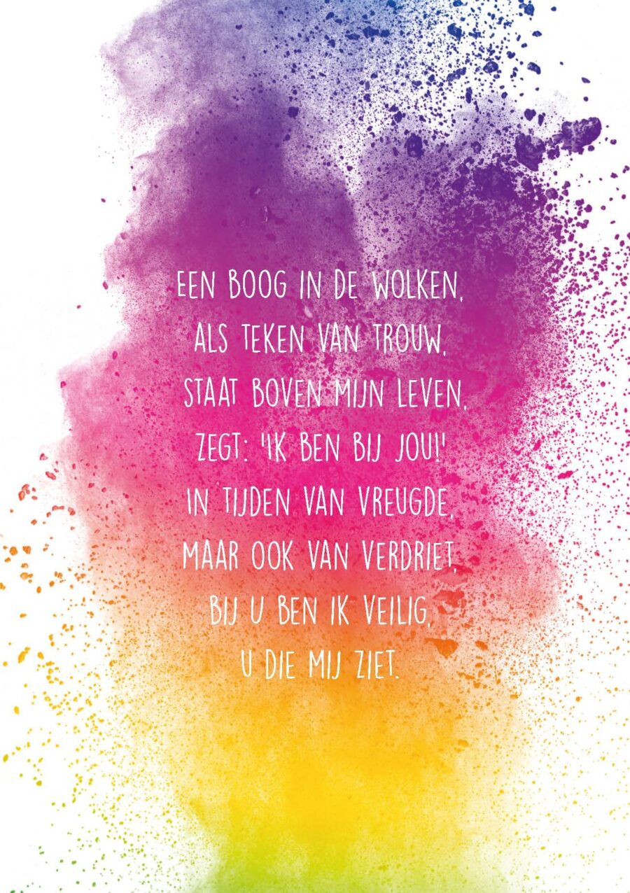 Poster A4 Een boog in de wolken - Opwekking 770 - 552668P - Posters bij MajesticAlly