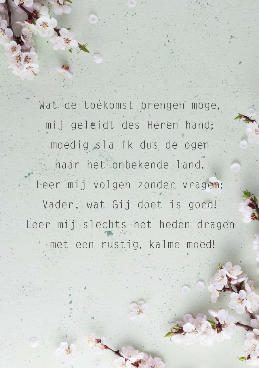 Poster A4 Wat de toekomst brengen moge - Opwekking 377 - 552677P - Posters bij MajesticAlly