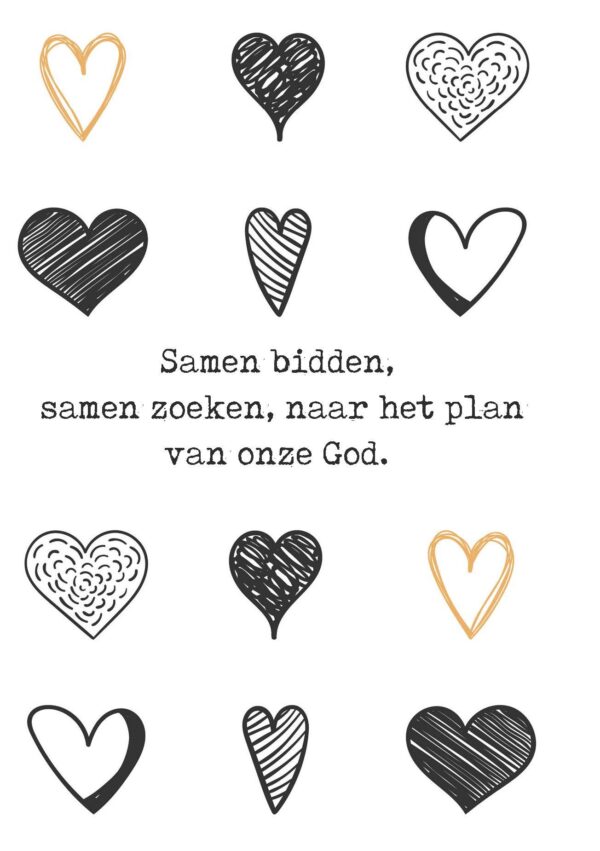 Poster A4  Samen bidden samen zoeken - Opwekking 167 - 552678P -  Posters bij MajesticAlly