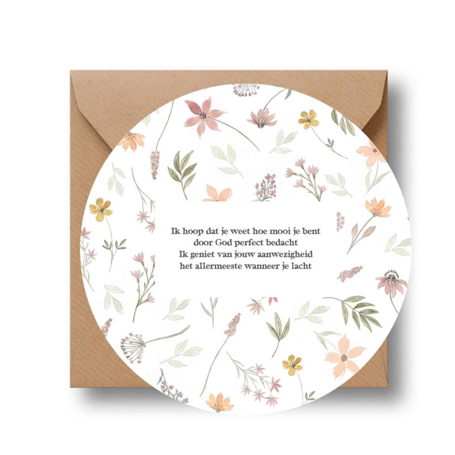 Cirkelcadeau 'Ik hoop dat je weet' - MA39660 - Moederdag bij MajesticAlly