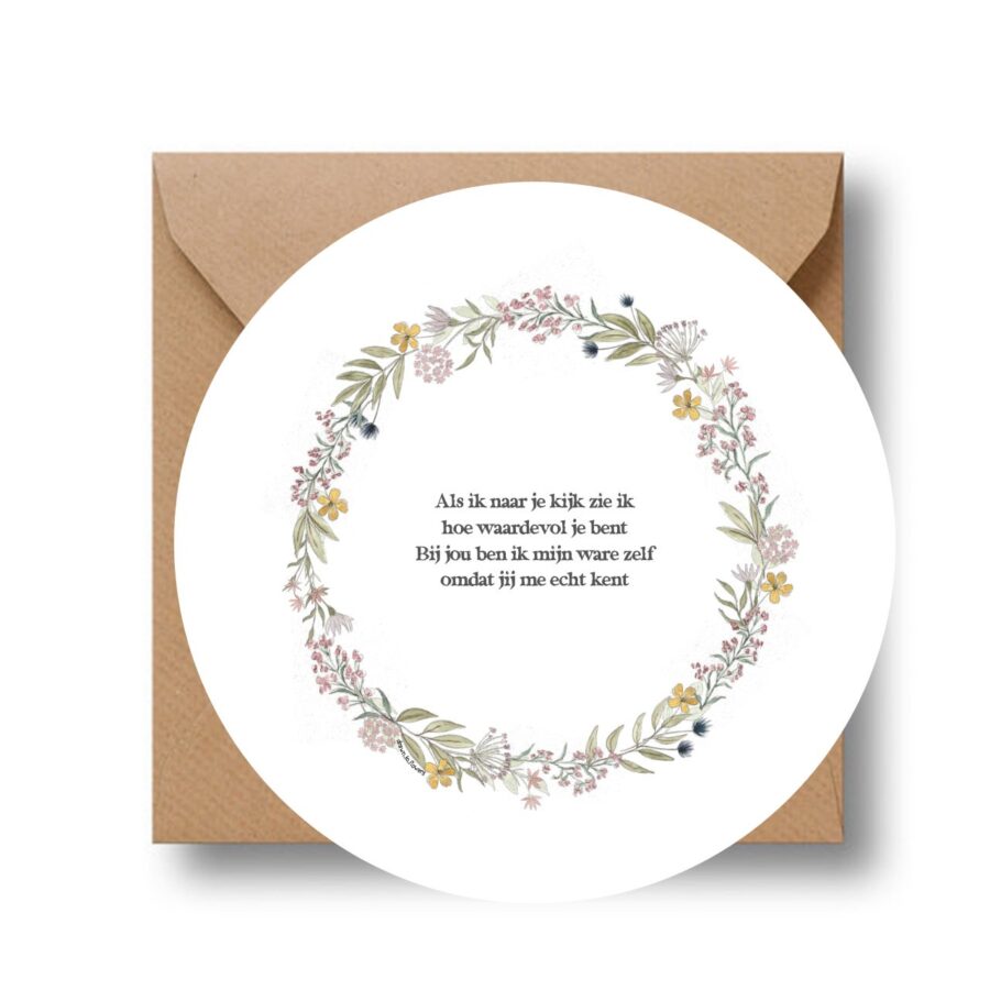 Cirkelcadeau 'Als ik naar je kijk' - MA39656 - Moederdag bij MajesticAlly