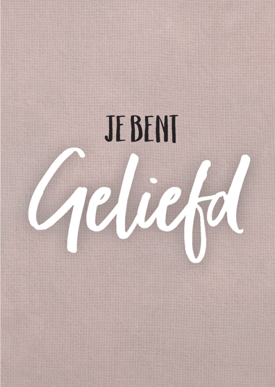 Wenskaart 'Je bent geliefd' - MA43015 -  Courage bij MajesticAlly