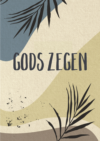 Wenskaart 'Gods zegen' - MA43020 -  Courage bij MajesticAlly