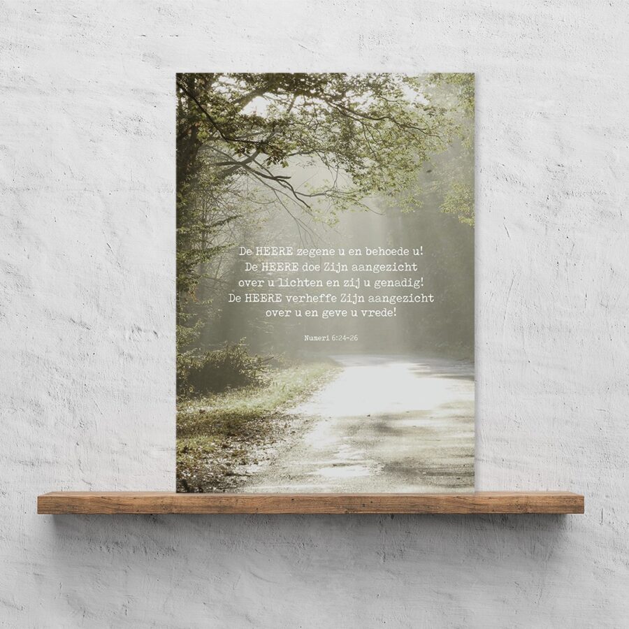 Tweede kans Plexiglas A3 'Zegenbede' - MA39505-S - Sale bij MajesticAlly