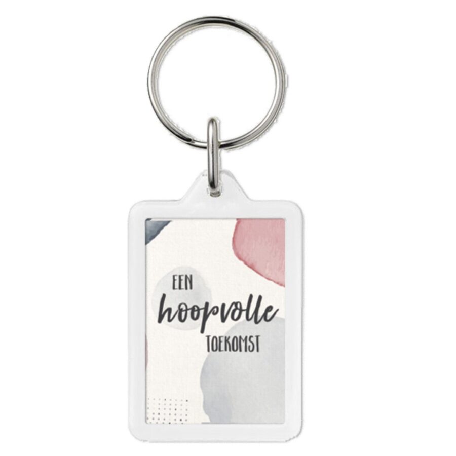 Sleutelhanger 'Hoopvolle toekomst' - MA43214 -  Sleutelhangers bij MajesticAlly