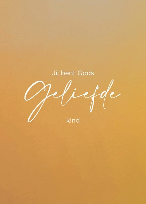 Poster 50x70 Jij bent Gods geliefde kind - 552633P -  Posters XL  bij MajesticAlly