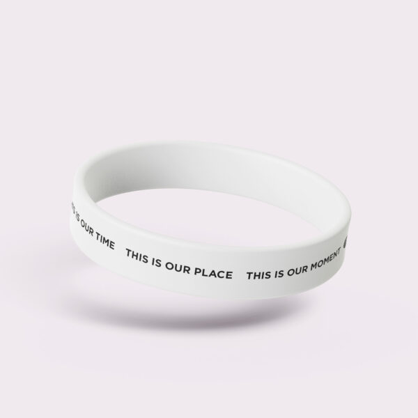 OW41012 - Siliconen armband - This is our time, this is our place, this is our moment