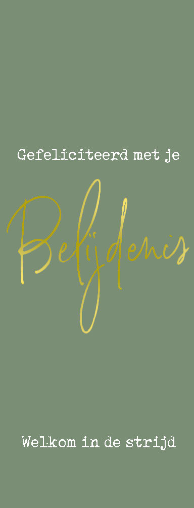 MA52105 - Boekenlegger 'Gefeliciteerd met je Belijdenis'