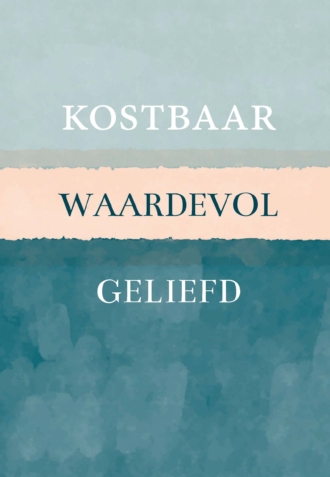 MA55014 - Wenskaart 'Kostbaar, waardevol, geliefd'