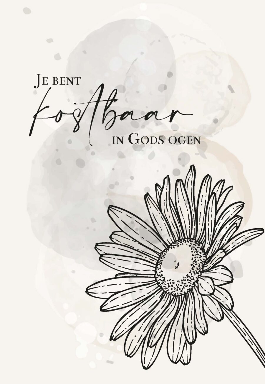 MA55031 - Wenskaart 'Kostbaar in Gods ogen'