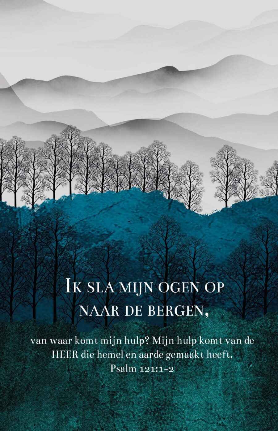 MA55045 - Wenskaart 'Ik sla mijn ogen op'