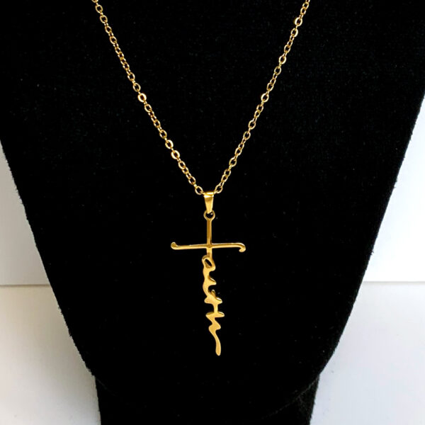 MA47001 Ketting Faith Goud