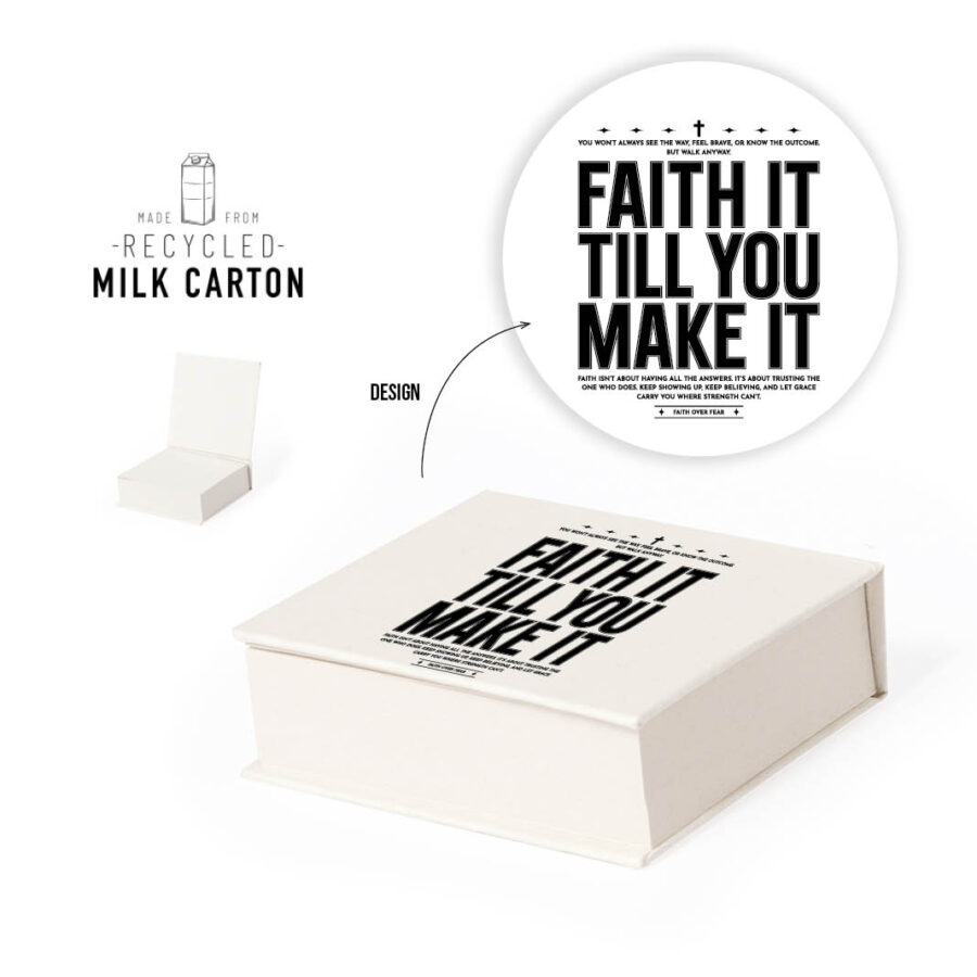 Memoblokje Faith it