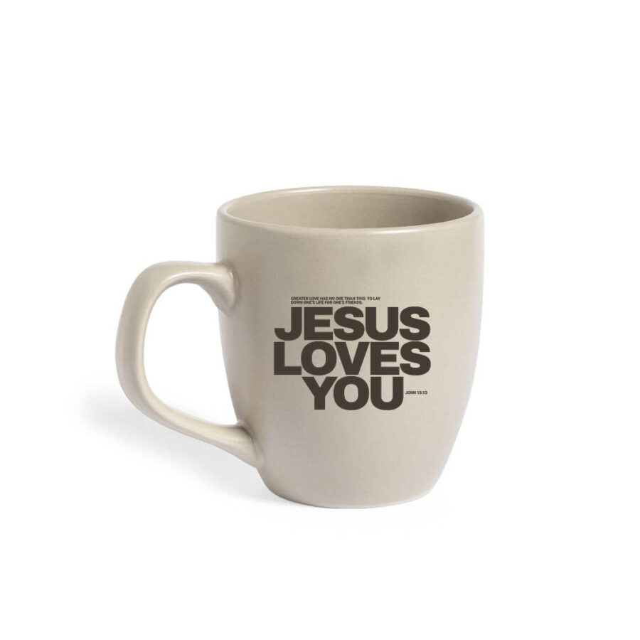 Mok keramiek Jesus love you