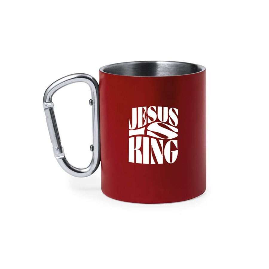 Mok met karabijnhaak Jesus is King
