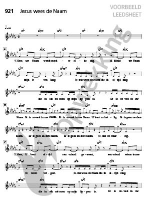 Leadsheet aanvulling 909-921 (download) - Afbeelding 2