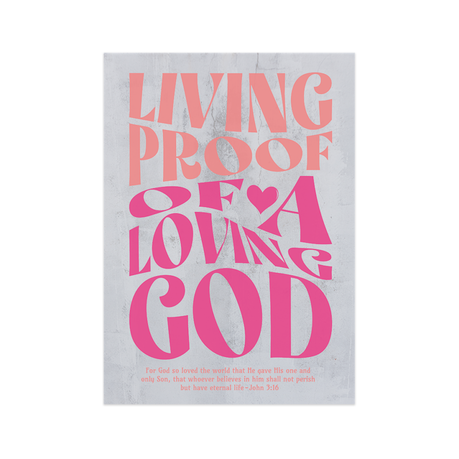 Poster 'Living proof'